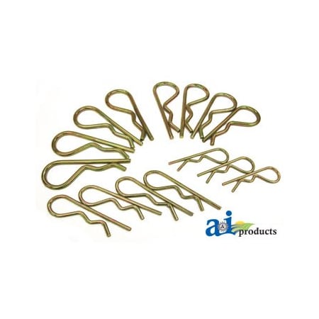 A & I Products Hair Pin Clip Assortment 11" x7" x2" A-7A1005